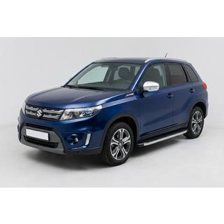 Боковые Подножки Fullmond (2 шт., Алюминий) Suzuki Vitara 2015- гг. фото 1