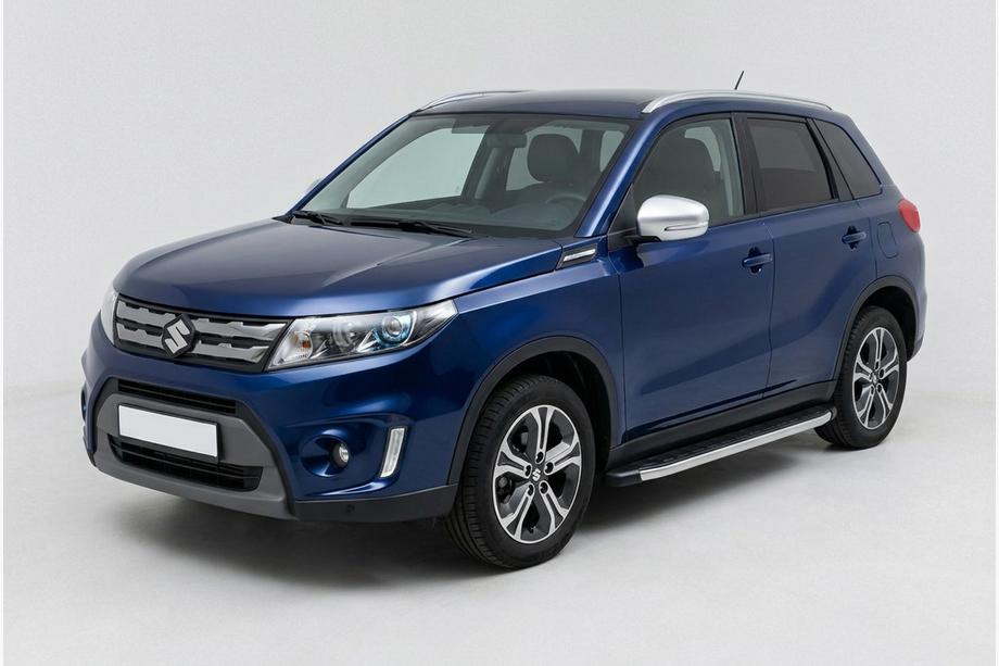 Suzuki Vitara 2015- гг. Боковые Подножки Fullmond (2 шт., Алюминий) Image