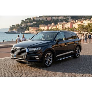 Боковые Подножки Sunrise (2 шт., Алюминий) Audi Q7 2015–2026 гг. фото 1