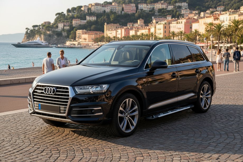 Audi Q7 2015–2026 гг. Боковые Подножки Sunrise (2 шт., Алюминий) Image