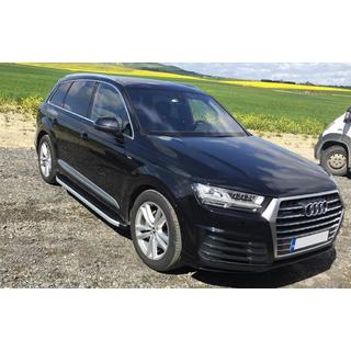 Боковые Подножки Fullmond (2 шт., Алюминий) Audi Q7 2015–2026 гг. фото 1