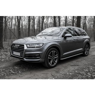 Боковые Подножки Maydos V2 (2 шт., Алюминий и Нержавейка) Audi Q7 2015–2026 гг. фото 1