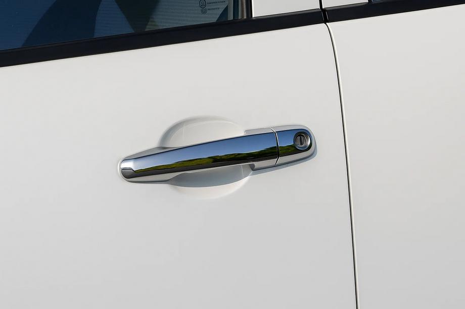 Mitsubishi L200 2006-2015 гг. Хромированные Накладки на Ручки (4 шт., Нержавейка) Carmos - Турецкая Нержавеющая Сталь Фото 1