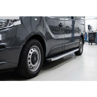 Боковые Подножки Fullmond (2 шт., Алюминий) Renault Trafic 2015- гг. фото 1