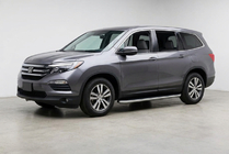 Honda Pilot 2015-2022 гг. Боковые Подножки Tayga Grey (2 шт., Алюминий) фото 1
