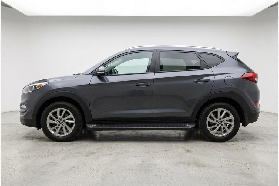 Hyundai Tucson TL 2016-2021 гг. Боковые Подножки Allmond Black (2 шт., Алюминий) Фото 1