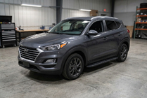 Hyundai Tucson TL 2016-2021 гг. Боковые пороги Bosphorus Black (2 шт., алюминий) фото 1