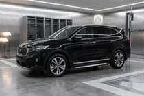 Kia Sorento III UM 2014-2020 гг. Боковые Подножки Line (2 шт., Алюминий) фото 1