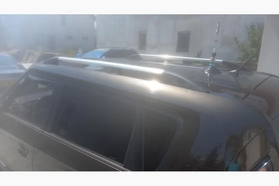 Kia Soul II 2013-2018 гг. Рейлинги ХРОМ (пластиковые заглушки) Image