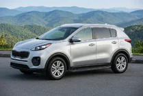 Kia Sportage 2015-2021 гг. Боковые Подножки RedLine Black (2 шт., Алюминий) фото 1
