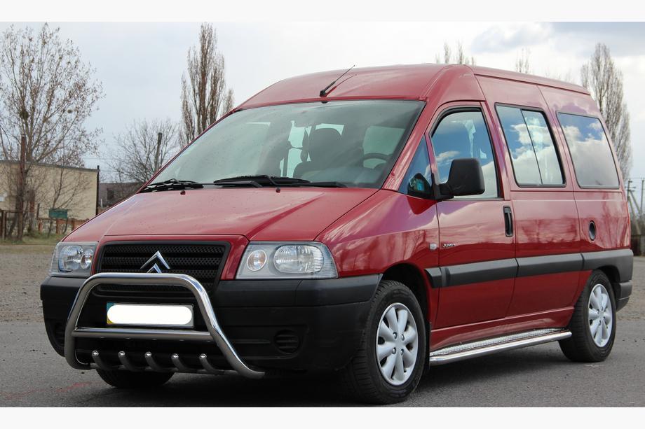 Citroen Jumpy 1996-2007 гг. Кенгурятник WT003 (нержавейка) Фото 3