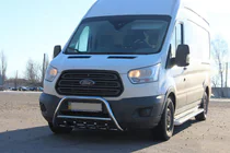 Ford Transit 2014- гг. Кенгурятник WT003 (нержавейка) фото 3