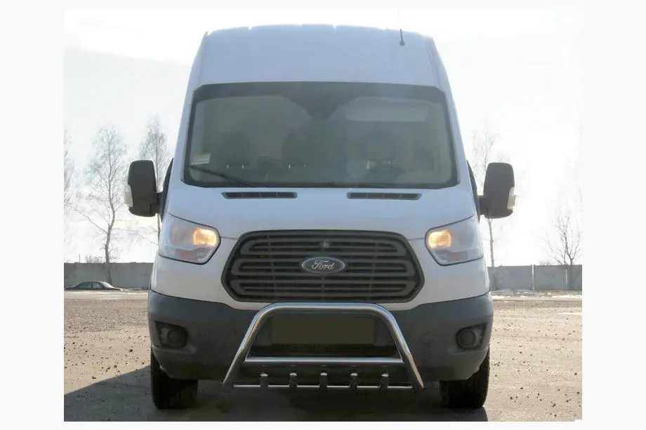 Ford Transit 2014- гг. Кенгурятник WT003 (нержавейка) Image