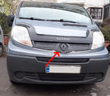 Renault Trafic 2001–2015 гг. Зимняя накладка на решетку радиатора 2007-2015, Матовый фото 1