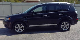 Mitsubishi Outlander 2006-2012 гг. Окантовка окон нержавейка (8 шт) фото 1
