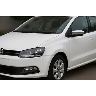 Накладки на Зеркала HB (2 шт., Нержавеющая Сталь) Volkswagen Polo 2010-2017 гг. фото 3