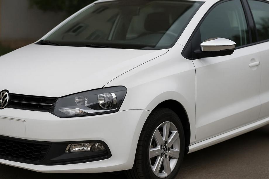 Volkswagen Polo 2010-2017 гг. Накладки на Зеркала HB (2 шт., Нержавеющая Сталь) Фото 3