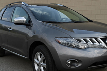Nissan Murano 2002-2008 гг. Накладки на Зеркала Нержавеющая Сталь (2008-2010, 2 шт) фото 3