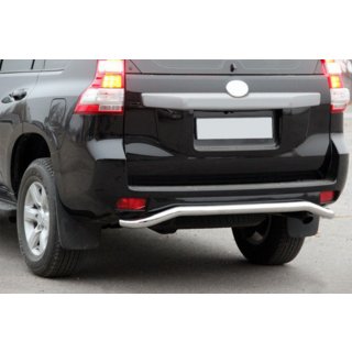 Задняя дуга AK008 (нержавейка) Toyota Land Cruiser Prado 150 2009-2023 гг. фото 3