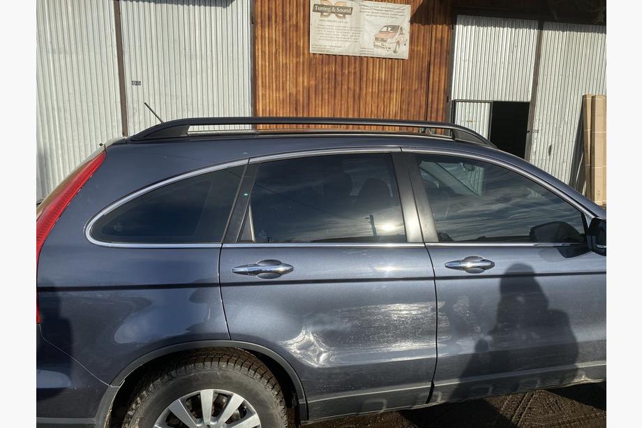 Honda CRV 2007-2011 гг. Черные рейлинги (Crown) Фото 5