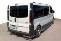 Renault Trafic 2001–2015 гг. Задние Углы AK003 (Нержавейка) фото 2