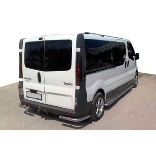 Задние Углы AK003 (Нержавейка) Opel Vivaro 2001–2015 гг. фото 2