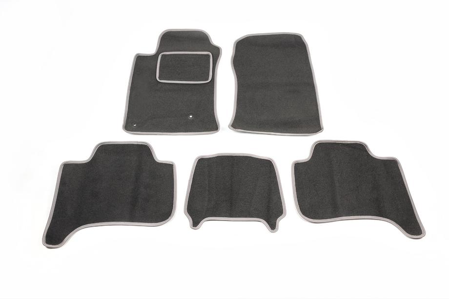 Toyota Land Cruiser Prado 120 2002-2009 гг. Коврики ворсовые Premium (5 шт) Image