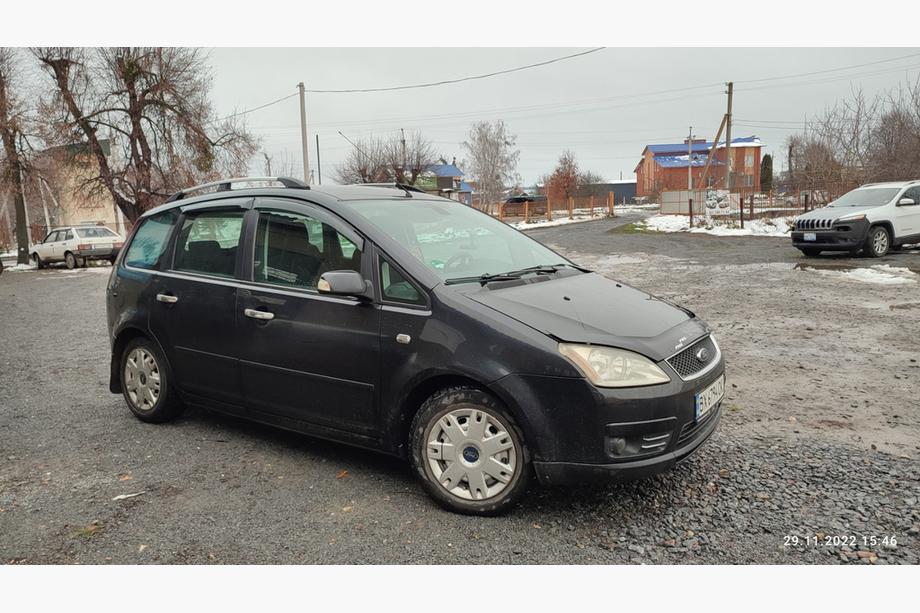 Ford C-Max 2004-2010 гг. Хромированные Рейлинги Пластиковые ножки Фото 2