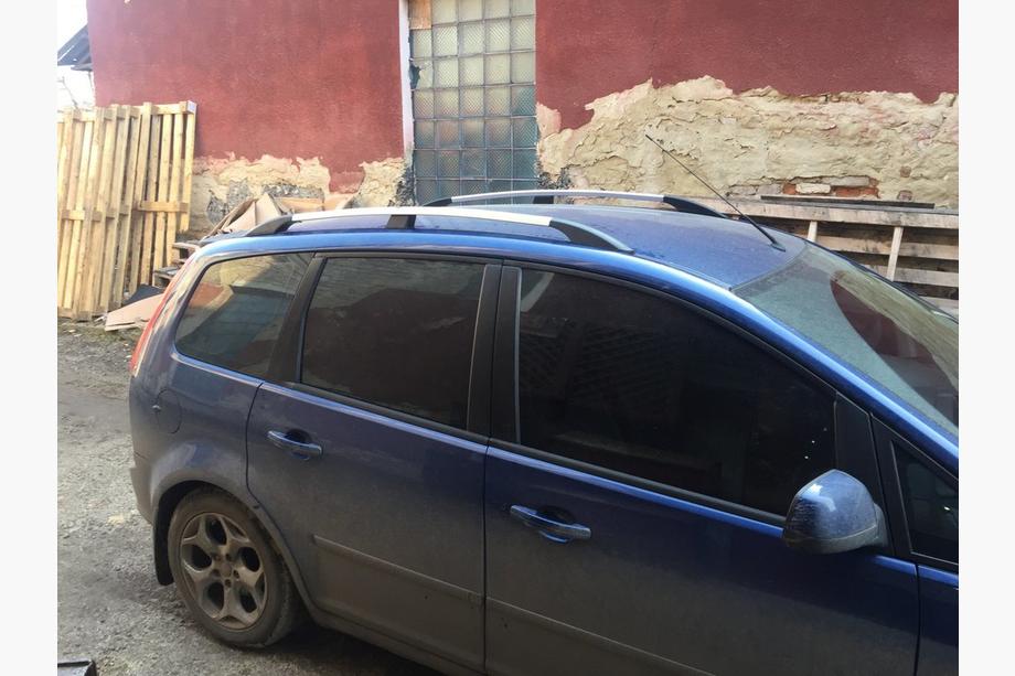 Ford C-Max 2004-2010 гг. Хромированные Рейлинги Пластиковые ножки Фото 8