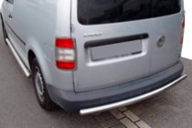 Volkswagen Caddy 2010-2015 гг. Задняя дуга (2 шт, нерж сталь) фото 2