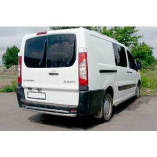 Задняя дуга Double (нержавейка) Citroen Jumpy 2007–2017 гг. фото 1