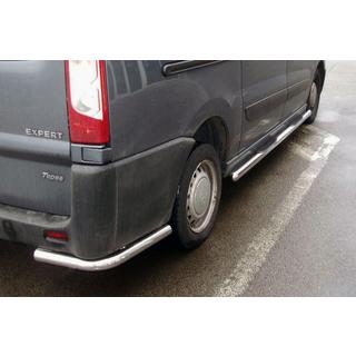 Задние угловые дуги AK-003 (2 шт., нержавейка) Peugeot Expert 2007-2016 гг. фото 1