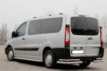 Citroen Jumpy 2007–2017 гг. Задние углы Double (2 шт., нержавейка) фото 2