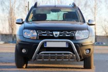 Dacia Duster 2008-2018 гг. Кенгурятник WT002 (Нержавейка) фото 4