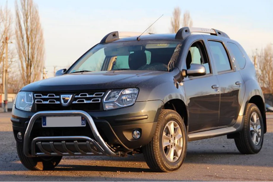 Dacia Duster 2008-2018 гг. Кенгурятник WT002 (Нержавейка) Фото 5
