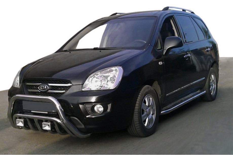 Kia Carens 1999-2012 гг. Кенгурятник WT002 (Нержавейка) Image
