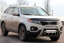 Kia Sorento II XM 2009-2014 гг. Кенгурятник WT002/2 (нержавейка) фото 3