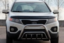 Kia Sorento II XM 2009-2014 гг. Кенгурятник WT002/2 (нержавейка) фото 2