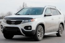 Kia Sorento II XM 2009-2014 гг. Кенгурятник WT007 (нержавейка) фото 1