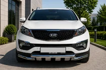 Kia Sorento II XM 2009-2014 гг. Передняя защита ST009-15 (2013-2015, Нержавейка) фото 1