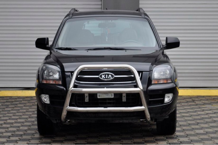 Kia Sportage 2004-2010 гг. Кенгурятник WT018 (нержавейка) Фото 2