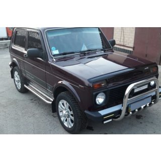 Кенгурятник QT006 (нерж. сталь) Lada Niva та Urban 1977- гг. фото 2