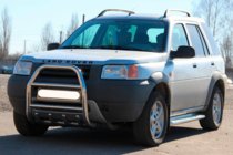 Land Rover Freelander I 1997-2006 гг. Кенгурятник QT007 (нержавейка) фото 2
