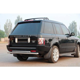 Задняя дуга AK002-Двойная (нерж. сталь) Range Rover III L322 2002-2012 гг. фото 1