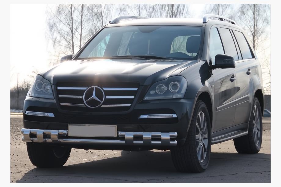 Mercedes GL сlass X164 2006-2012 гг. Передняя Дуга ST015 (Нержавейка) Image