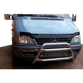Защита переднего бампера WT022 (нержавейка) Mercedes Sprinter W901/902/903/904/905 1995–2006 гг. фото 1