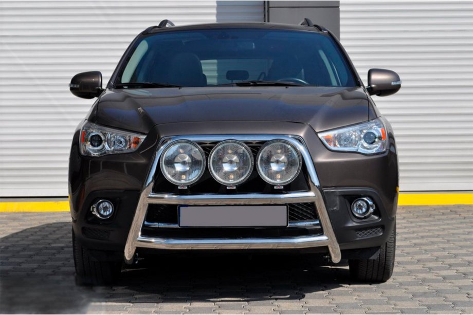 Mitsubishi ASX 2010-2023 гг. Кенгурятник WT018 (нержавейка) Image