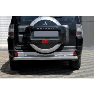 Задняя дуга AK002 (нерж. сталь) Mitsubishi Pajero Wagon IV 2006-2021 гг. фото 1