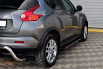 Nissan Juke 2010-2019 гг. Задняя дуга AK007 (нерж сталь) фото 6