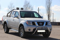 Nissan Navara 2006-2015 гг. Кенгурятник WT003 (нержавейка) фото 5